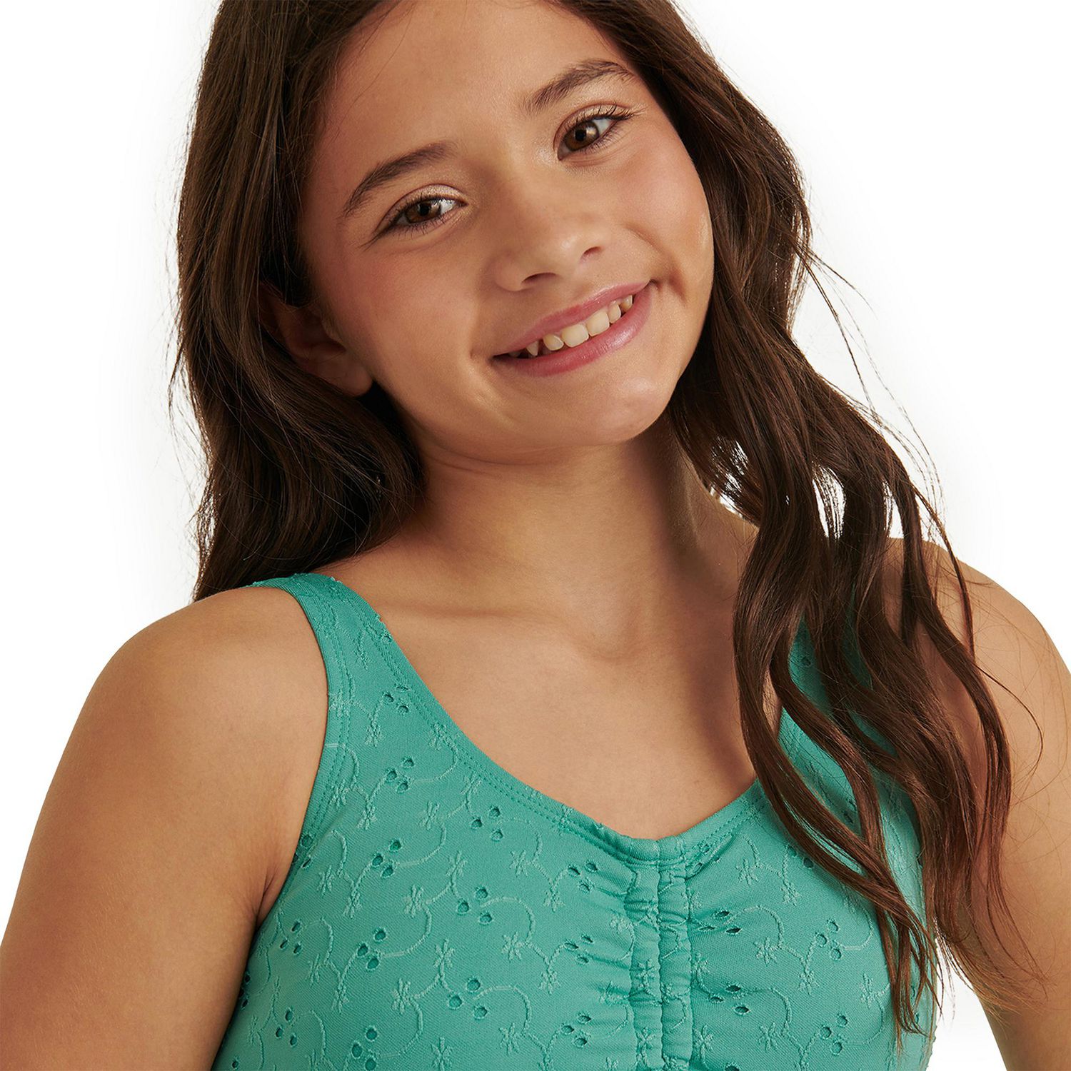 Maillot de bain 1 pièce à œillets Justice pour filles