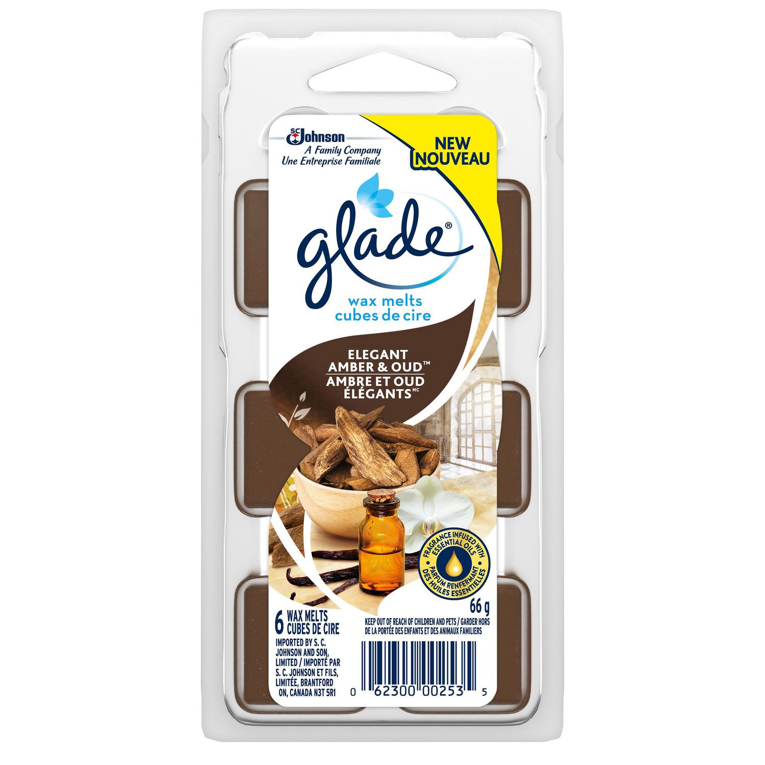 Glade Wax Melt Refills Elegant Amber Oud Walmart Canada
