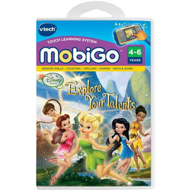 Cartouche de jeu de console éducatif tactile de MobiGo : les fées de Disney - version anglaise