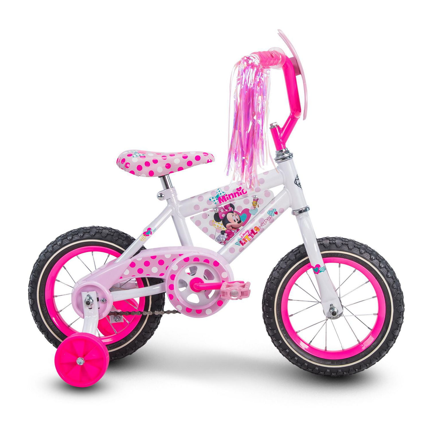 Velo 12 pouces Minnie Disney Fille 3/5 ans Stabilisateur