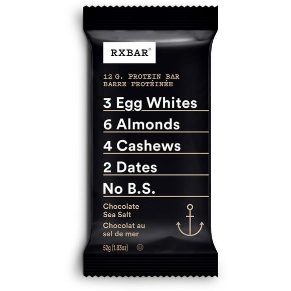 RXBAR Chocolat au sel de mer barres protéinées