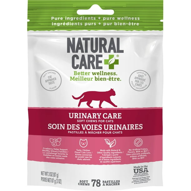 Natural Care Urinary Care Chicken Daily Chews Cat Supplement, 78 Chews