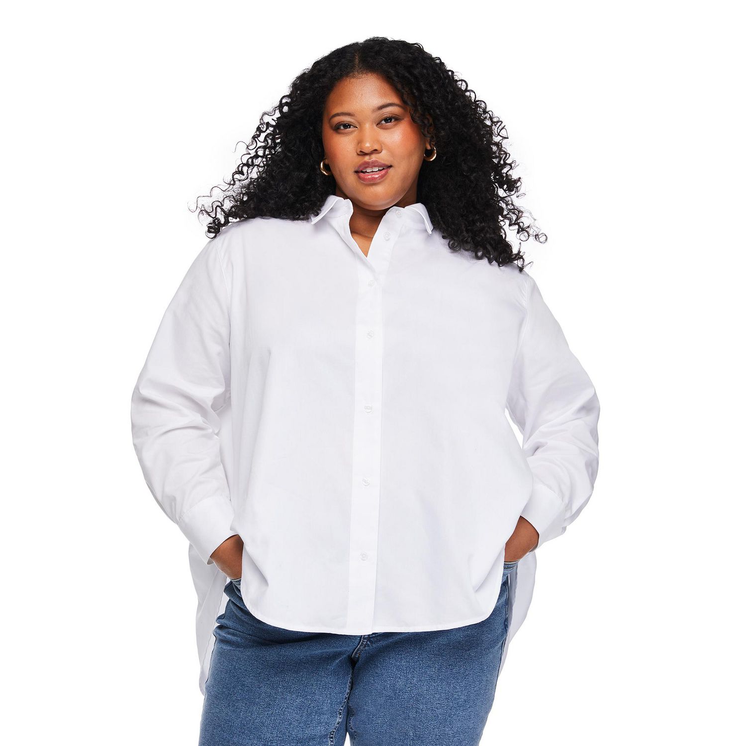 Chemise boutonnée Lane Bryant Plus pour femmes