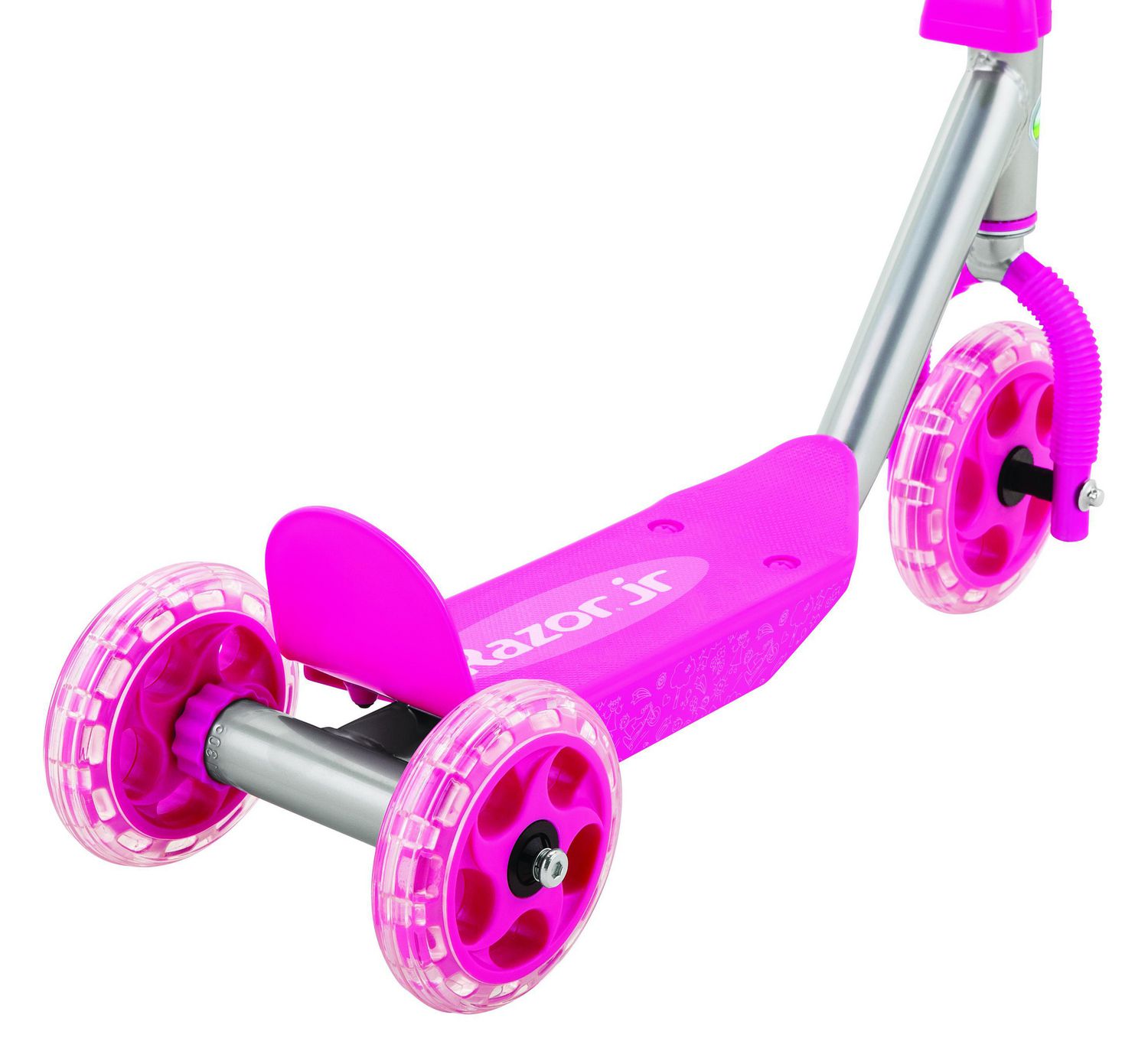Razor Jr Pink 3 Wheel Lil Kick Scooter For Ages 3 and up