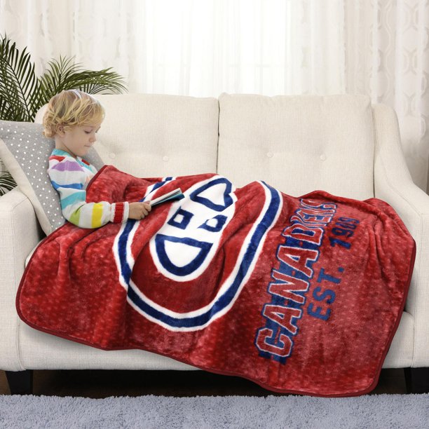 NHL Montréal Canadiens Plush Super Soft Blanket, 40" x 50" Walmart.ca