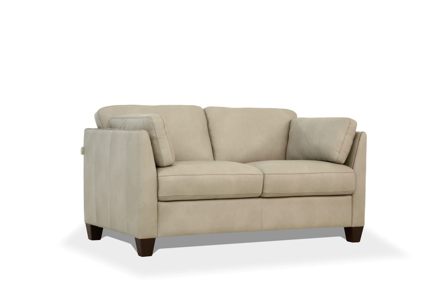 ACME Matias Loveseat in Dusty White Leather Walmart Canada