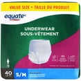 thumbnail image 1 of Equate Women’s Maximum Absorbency Protective Incontinence Underwear, Small, 1 of 3