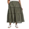thumbnail image 1 of Jupe longue étagée Lane Bryant Plus pour femmes, 1 of 6