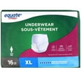 thumbnail image 1 of Equate Women’s Maximum Absorbency Protective Incontinence Underwear, Extra-Large, 1 of 3