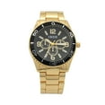 thumbnail image 1 of Izod Easy Read Gold Analog Metal Link Bracelet Watch, 1 of 2