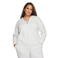thumbnail image 1 of Lane Bryant Women's Plus Quarter Zip Hoodie, 1 of 6