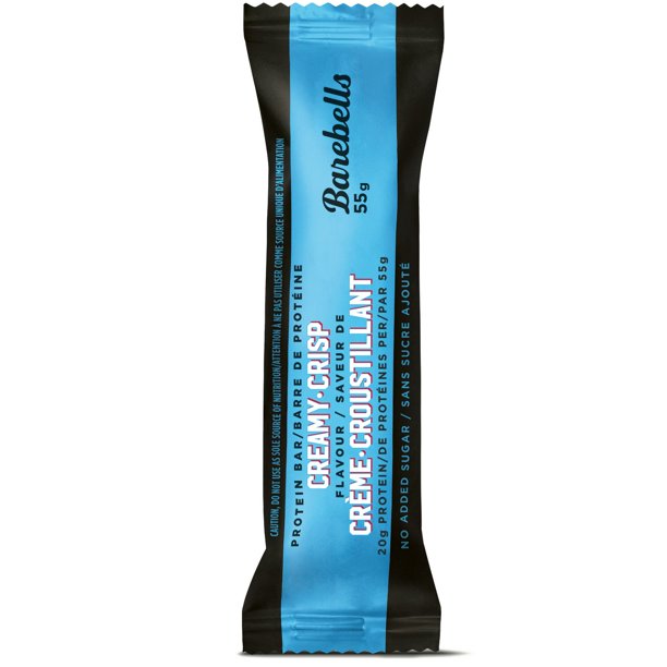 BAREBELLS CREAMY CRISP PROTEIN BAR, 1 COUNT, 1 X 55G COUNT - Walmart.ca