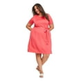 thumbnail image 1 of Robe à ceinture nouée Lane Bryant Plus pour femmes, 1 of 6