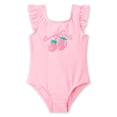 thumbnail image 1 of Maillot 1 pièce à imprimé graphique George pour petites filles, 1 of 2
