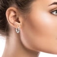 thumbnail image 2 of Charisma Sterling Silver Hoops, 2 of 2