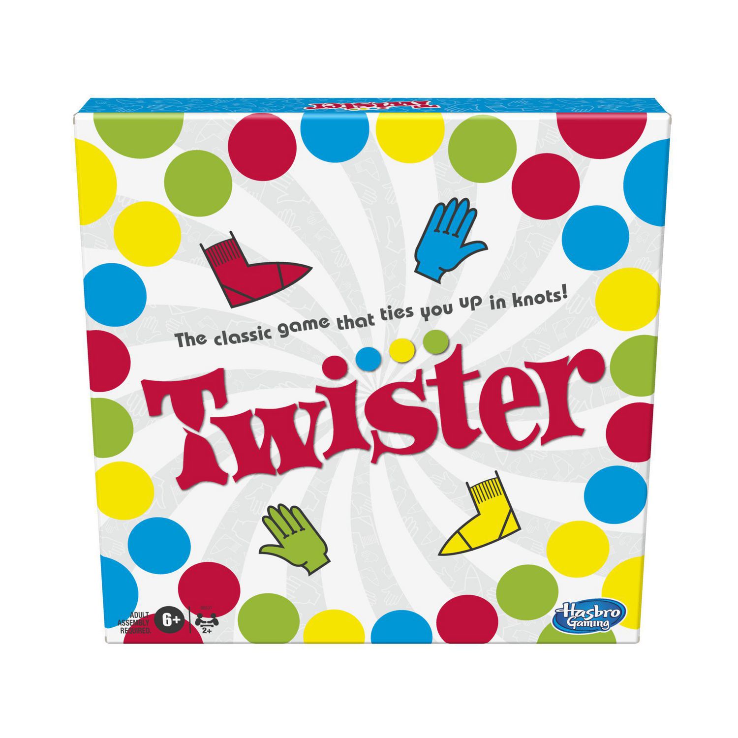 Twister Game with Spinner's Choice and Air Moves, Kids Party Games for 2+  Players, Ages and up