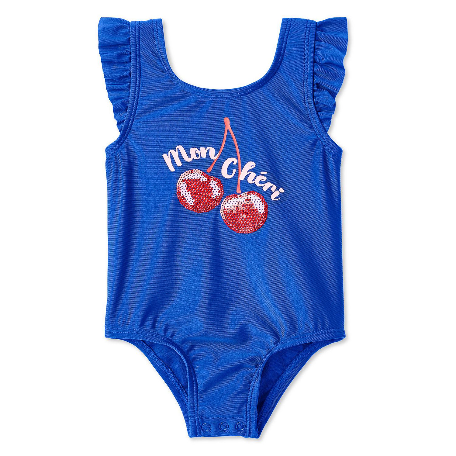 Maillot 1 pièce à imprimé graphique George pour bébés filles