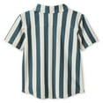 thumbnail image 2 of George Toddler Boys' Striped Button-Up Shirt, 2 of 2