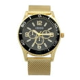 thumbnail image 1 of Izod Easy Read Analog Gold Mesh Bracelet Watch, 1 of 2