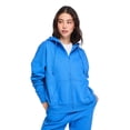 thumbnail image 1 of No Boundaries Women's Oversized Full Zip Hoodie, 1 of 6