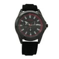 thumbnail image 1 of Izod Easy Read Analog black Rubber Strap Watch, 1 of 2