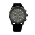 thumbnail image 1 of Izod Easy Read Analog black Leather Strap Watch, 1 of 2