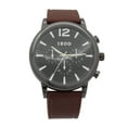 thumbnail image 1 of Izod Easy Read Analog Brown Leather Strap Watch, 1 of 2