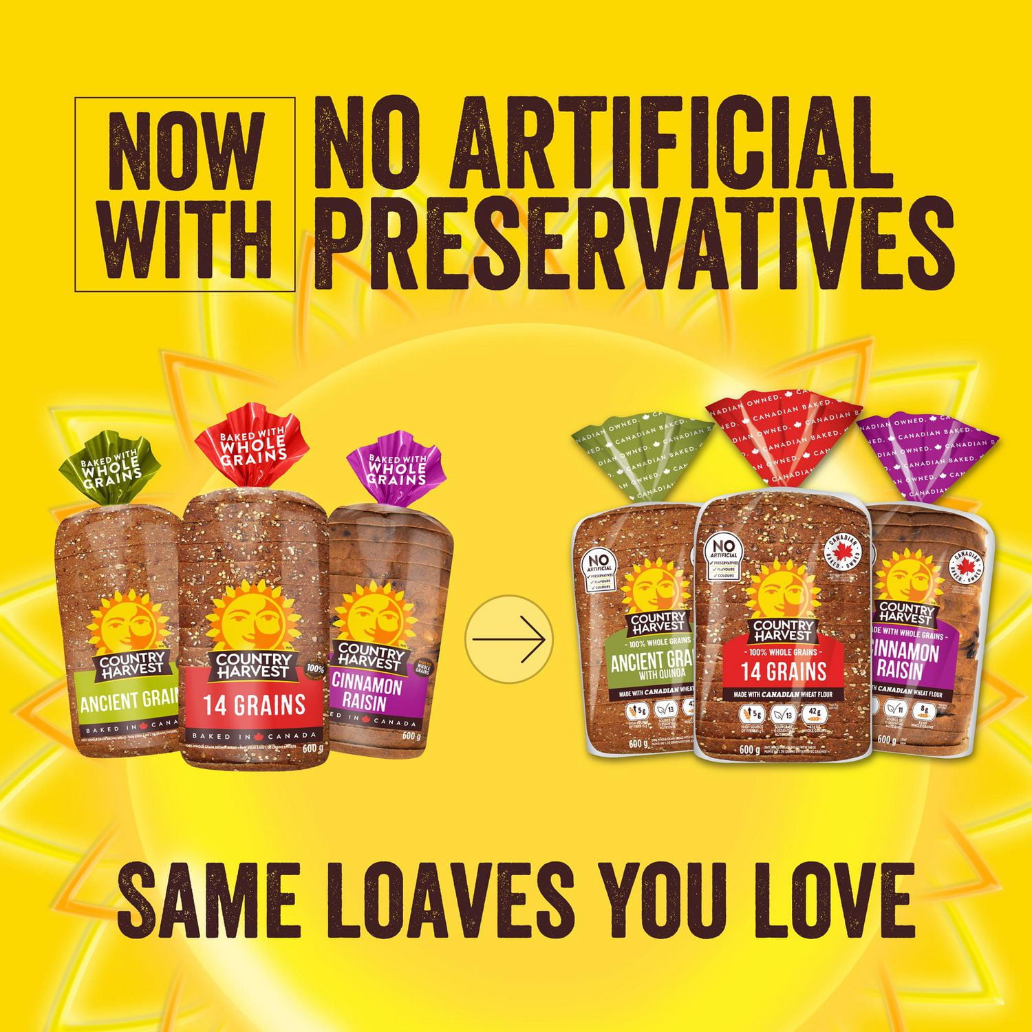 Country Harvest Oats and Honey Sliced Bread
