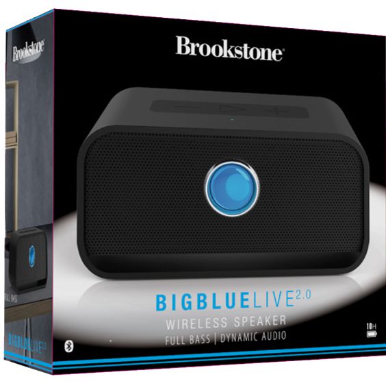 Brookstone Big Blue Live 2.0 Wireless Speaker Walmart.ca