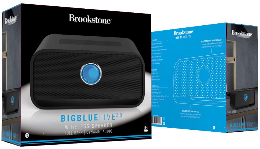 Brookstone Big Blue Live 2.0 Wireless Speaker Walmart.ca