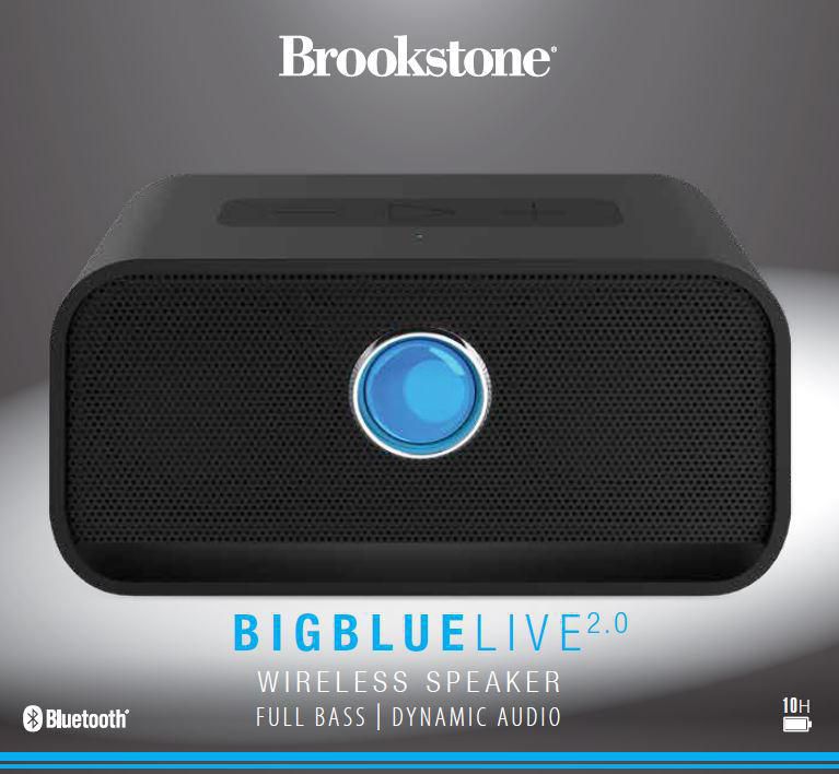 Brookstone Big Blue Live 2.0 Wireless Speaker Walmart.ca