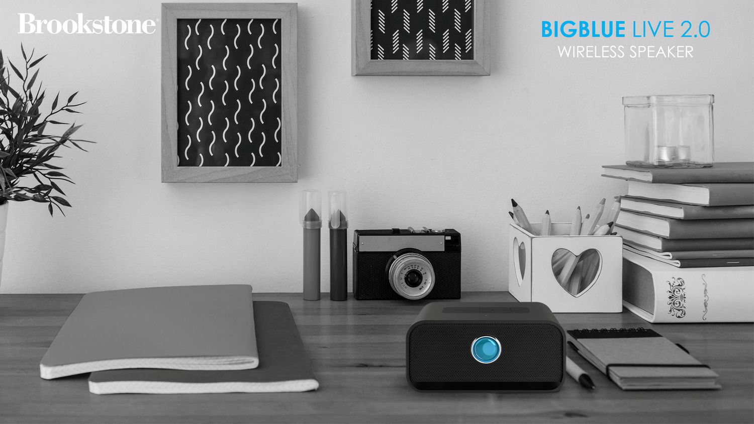 Brookstone big best sale blue live 2.0