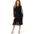 thumbnail image 1 of Sofia Jeans by Sofia Vergara Women's Tiered Long Midi Dress, 1 of 2