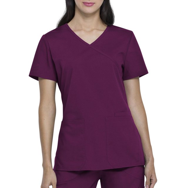 Haut d’uniforme médical à aspect cache-coeur Core Essentials de Scrubstar pour femmes