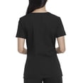 thumbnail image 2 of Scrubstar Women's Core Essentials Stretch Poplin Mock Wrap Scrub Top, 2 of 9