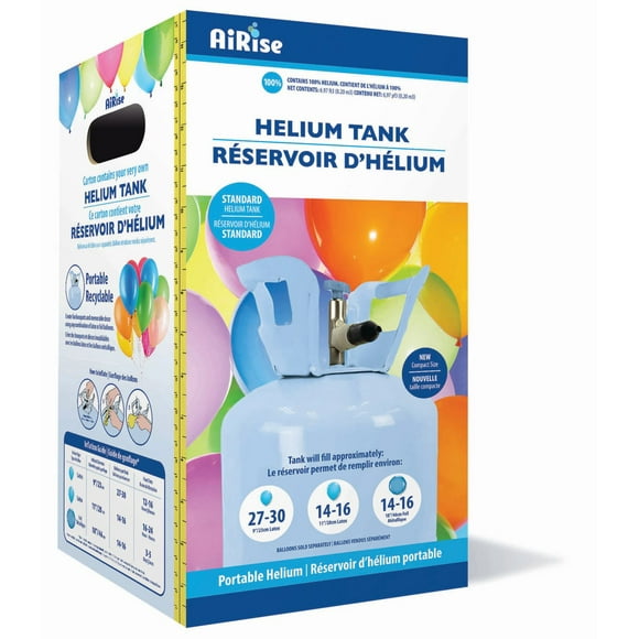 AIRISE STANDARD PORTABLE HELIUM TANK, PORTABLE HELIUM TANK