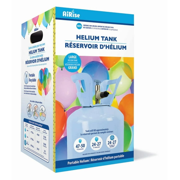 AIRISE LARGE PORTABLE HELIUM TANK, AIRISE PORTABLE HELIUM TANK