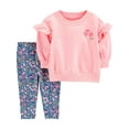 thumbnail image 1 of Carter's Child of Mine Baby Girls' 2 Piece Floral Outfit Set, 1 of 5