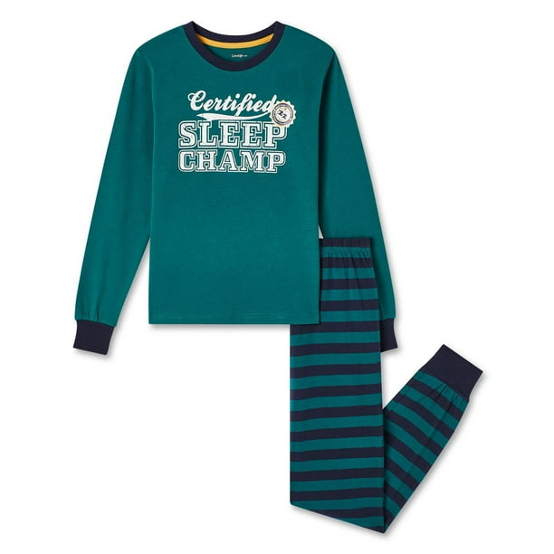 Mini-La-Mode - Blue Striped Cotton Pyjamas Mini-La-Mode - Blue Striped Cotton Pyjamas