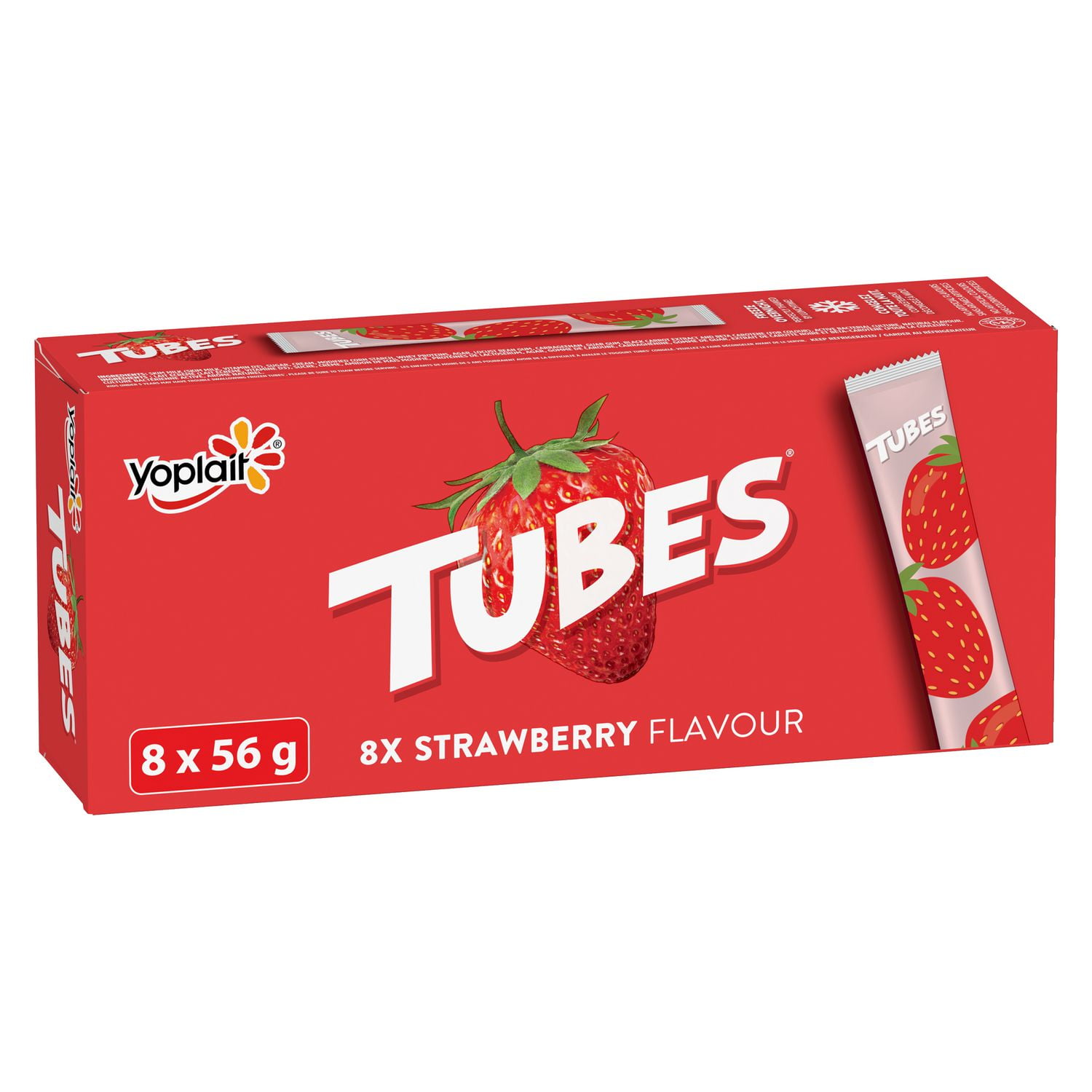 Tubes by Yoplait Strawberry Flavour Yogurt 2 M.F. Walmart Canada