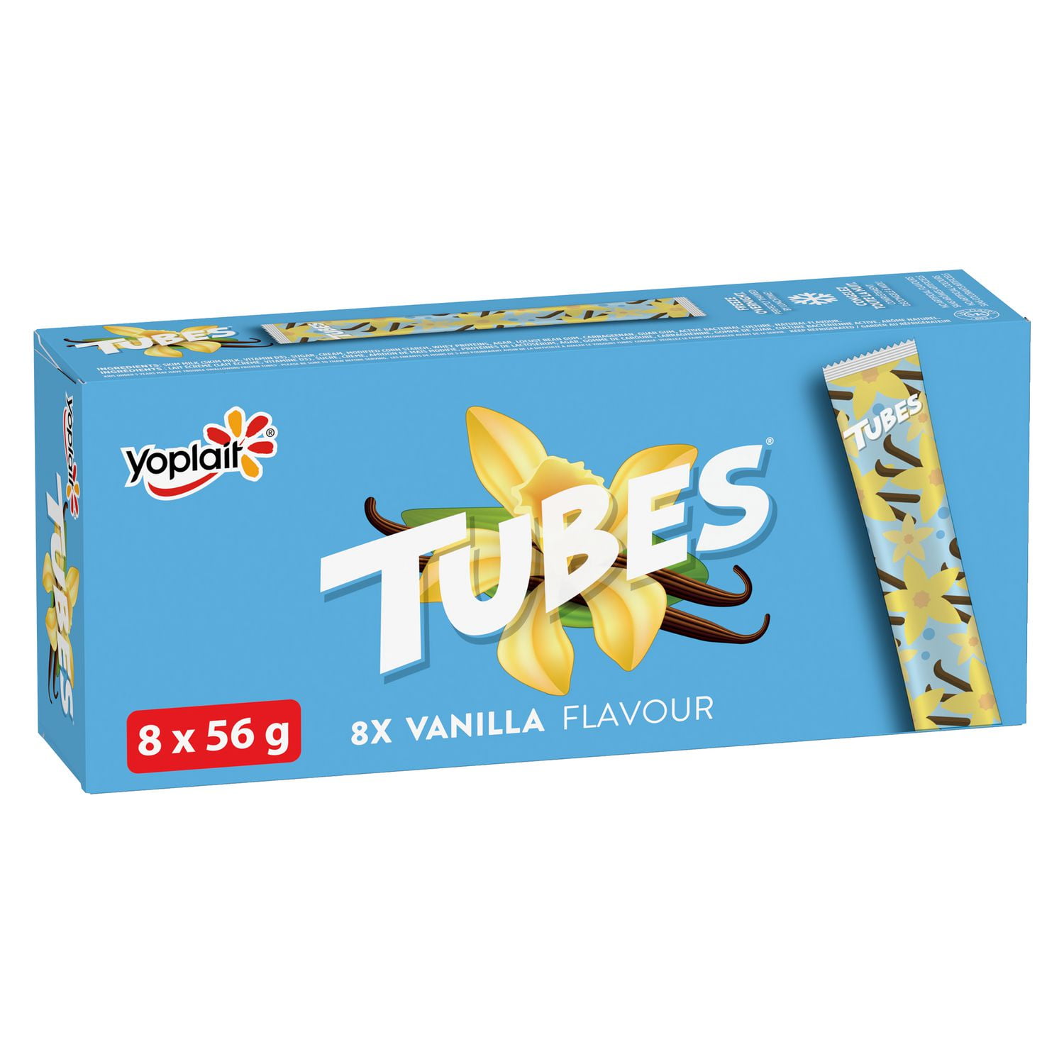 Tubes by Yoplait Vanilla Flavour Yogurt 2 M.F. Walmart Canada
