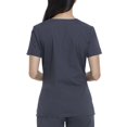 thumbnail image 2 of Scrubstar Women's Core Essentials Stretch Poplin Mock Wrap Scrub Top, 2 of 9