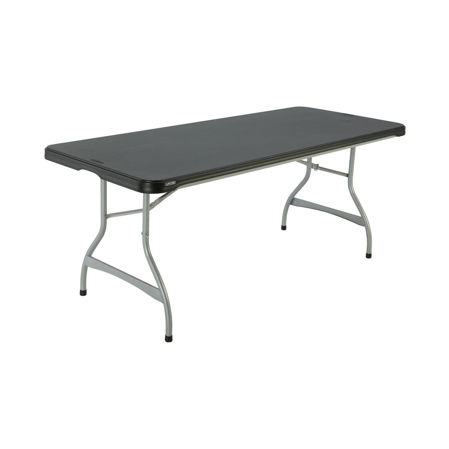 LIFETIME Premium Commercial 6 Foot Foldable Table, Black 