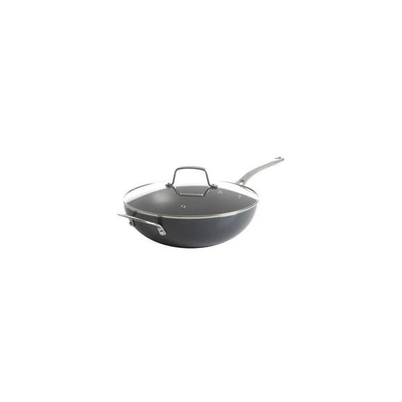 Martha Stewart 12" Essential Pan with Lid & 2 Tools, Grey