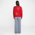 thumbnail image 3 of Devoted Women's Embroidered Crew Neck Sweater, Sizes XS-XL, 3 of 4