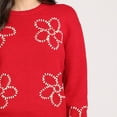 thumbnail image 4 of Devoted Women's Embroidered Crew Neck Sweater, Sizes XS-XL, 4 of 4