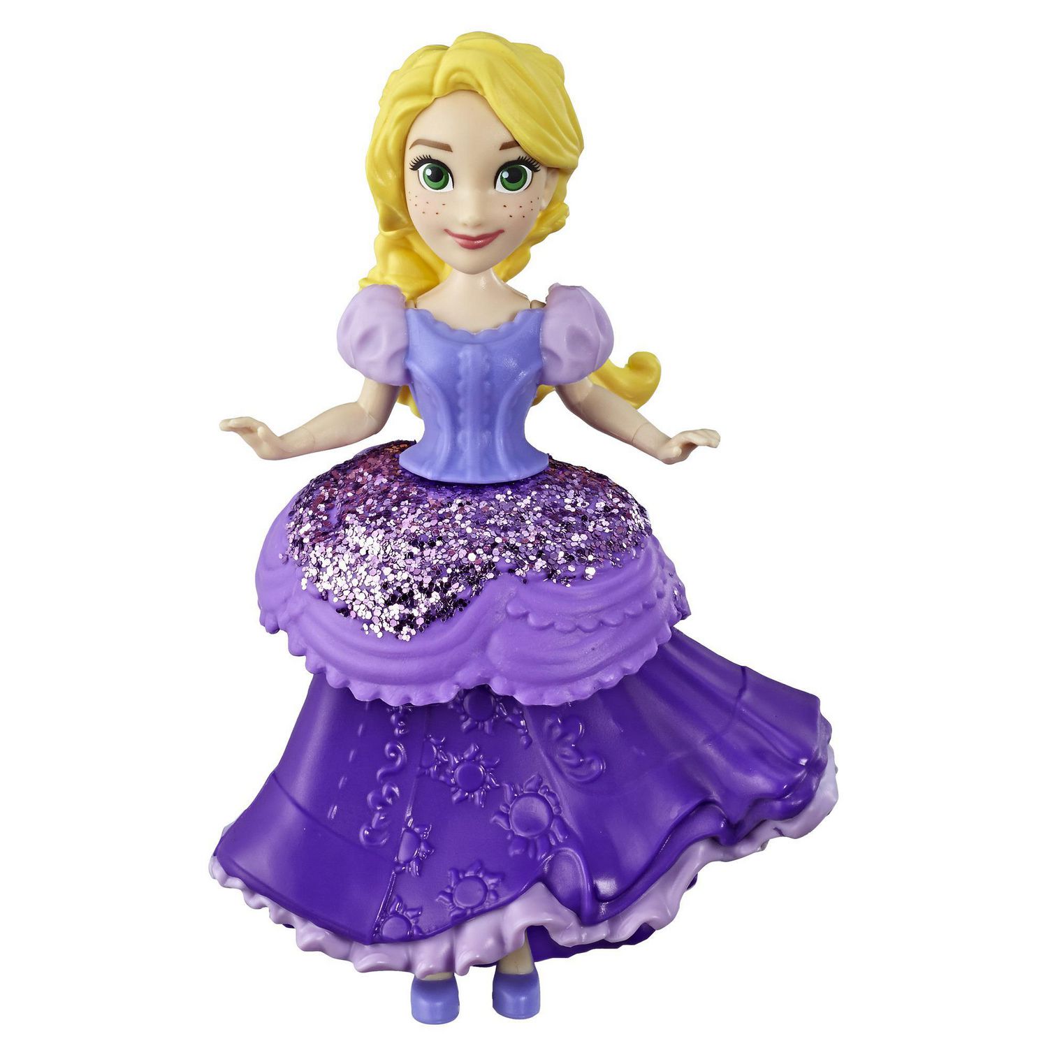 Disney Princess Rapunzel Collectible Doll With Glittery