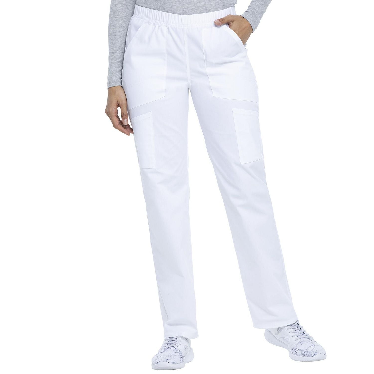 Scrubstar Women's Core Essentials Stretch Poplin Pull-On Scrub Pant