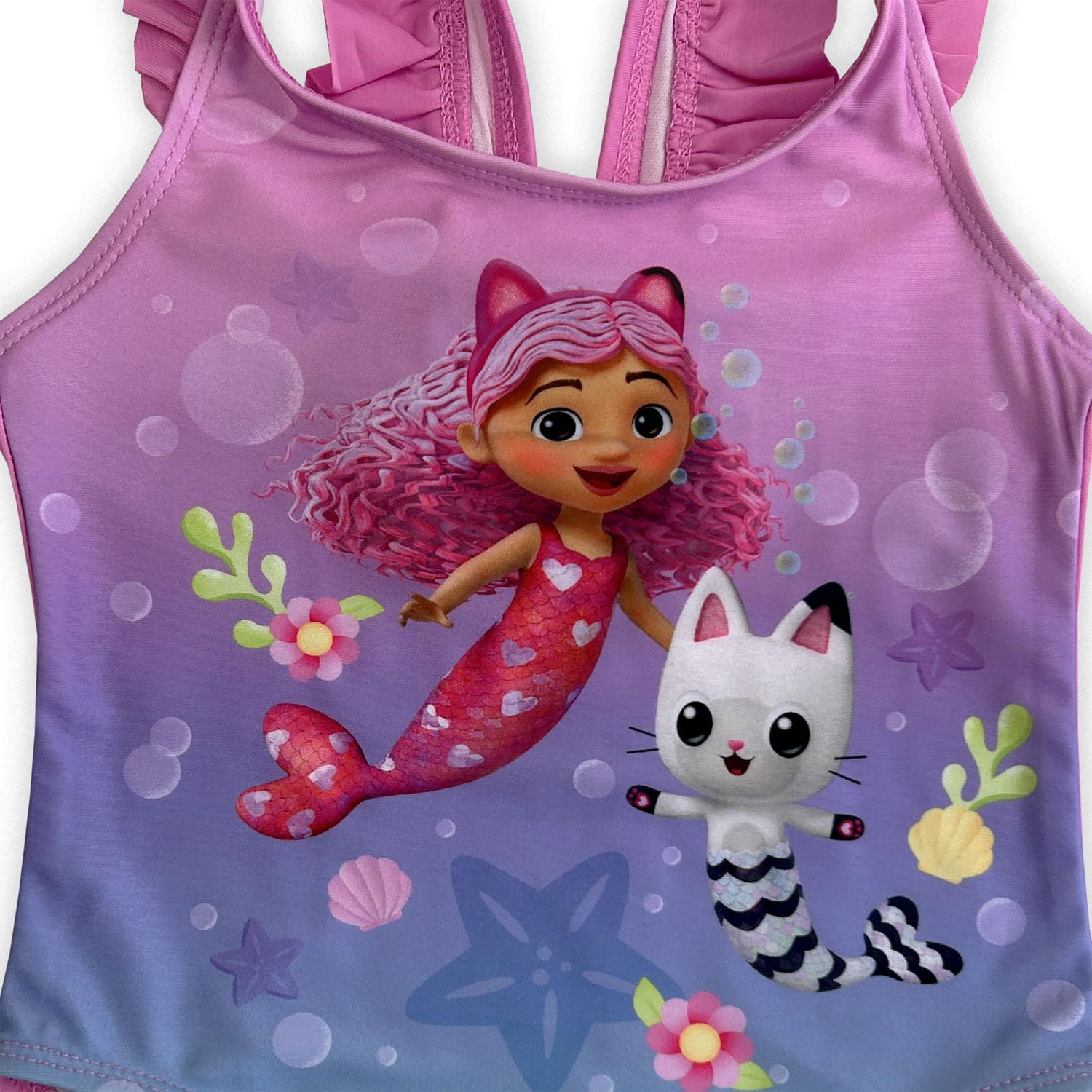 Gabby's Dollhouse Toddler Girls Swimsuit 1-Piece