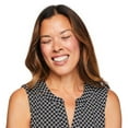thumbnail image 4 of Iyla Women's Crinkle Sleeveless Blouse, 4 of 6
